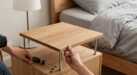 I Upgraded My Old Nightstand With Article’s Stylish Side Table (It Has So Much Storage!)