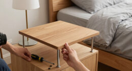 I Upgraded My Old Nightstand With Article’s Stylish Side Table (It Has So Much Storage!)