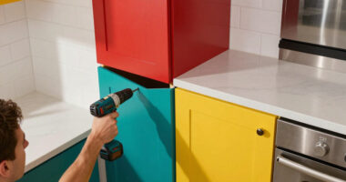 A Builder-Grade Kitchen Felt Uninspiring — Color-Maxxing Changed That