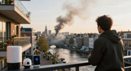 Grote Brand In Woning Op Prinsengracht, Zwarte Rook Boven Centrum Amsterdam - NH Nieuws