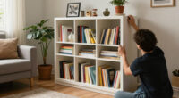 I Created A Pretty IKEA BILLY Hack That Seriously Cuts Clutter