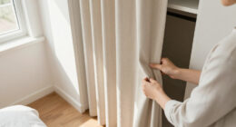I Ditched My Closet Doors For $60 Pleated Curtains (See Why!)