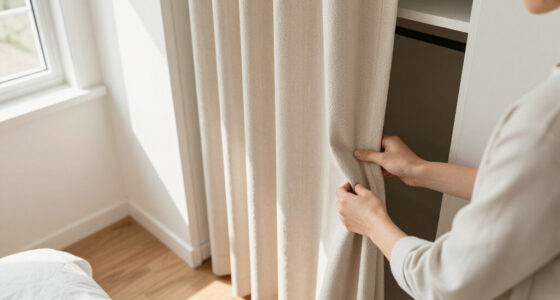I Ditched My Closet Doors For $60 Pleated Curtains (See Why!)