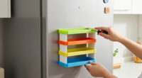 She Put A 5-Tier Bookshelf On Her Fridge, And It Created Storage Out Of Thin Air