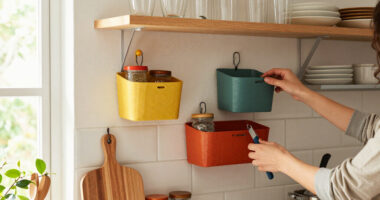 These Silly (And Smart!) Finds Created Instant Storage On My Kitchen Wall