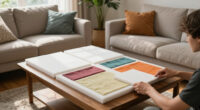 They Made A Blank-Box Living Room Look Custom Without Hiring A Carpenter
