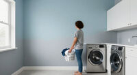 You’d Never Expect To See Ombré Walls In A Laundry Room — But It Works
