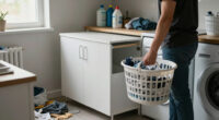 A Laundry Room Was An Eyesore Until IKEA Cabinets Gave It An Organized Redo