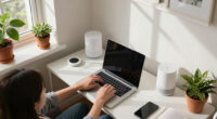 Her Home Office Is In An Unexpected Location — Now It's Clutter-Free