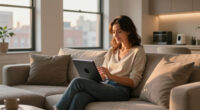 Podcaster Amanda Hirsch’s NYC Apartment Feels Like A Quiet, Hotel-Like Escape From The City