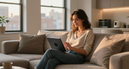 Podcaster Amanda Hirsch’s NYC Apartment Feels Like A Quiet, Hotel-Like Escape From The City