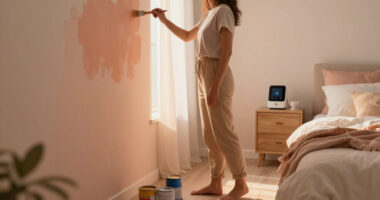 She Painted More Than Just The Walls In Her Dreamy Bedroom Retreat