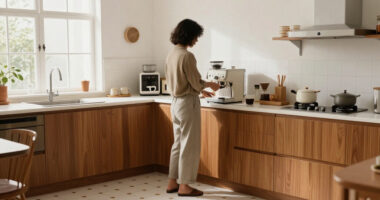 This Kitchen Was Straight Out Of The '70S Until A Cozy All-White Redo