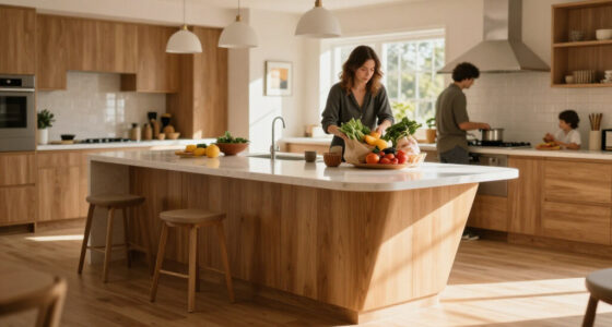 Designers Say Shapely, Angular Kitchen Islands Don't Just Look Good — They Can Improve The Flow Of Your Space, Too