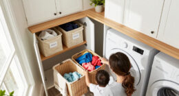 I Designed A Tiny Laundry Room For My Family Of 4 – These Clever Storage Ideas Keep It Clutter-free