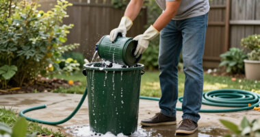 Smelling Your Garbage Cans? The Underrated Trick To Give Them A Deep Clean