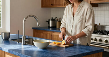 The Strange Beauty Of Blue Countertops — Why This Ethereal Kitchen Trend Is The Most Interesting Design Idea Right Now